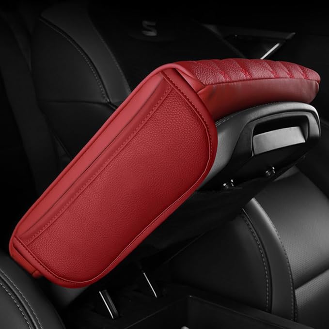 Universal Car Armrest Pad for Lexus RX|RX AL30 AL20 AL10 XU30 RX 450 350 200 270 Leather Armrest Box Center Console Cover Pad Waterproof Arm Rest Protector Decor Accessories,Brown01
