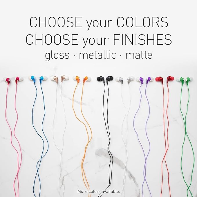 Panasonic ErgoFit Wired Earbuds, 3.5mm Jack in-Ear Headphones
