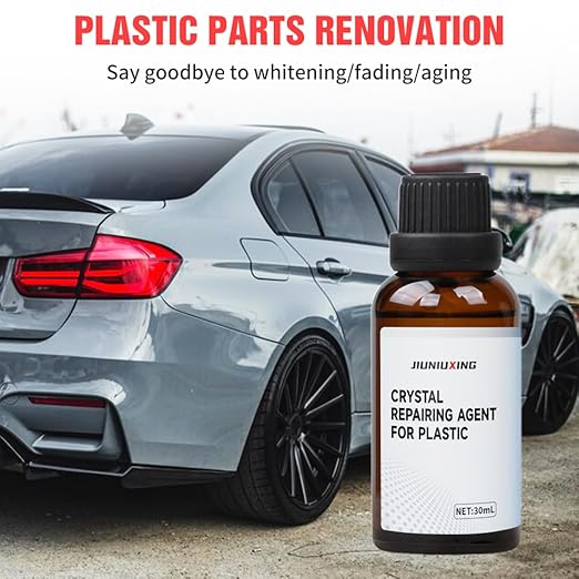 Generic Plastics Parts Crystal Coating, Car Trim Restorer with Sponge, Crystal Coating for Cars Interior or Exterior (1)