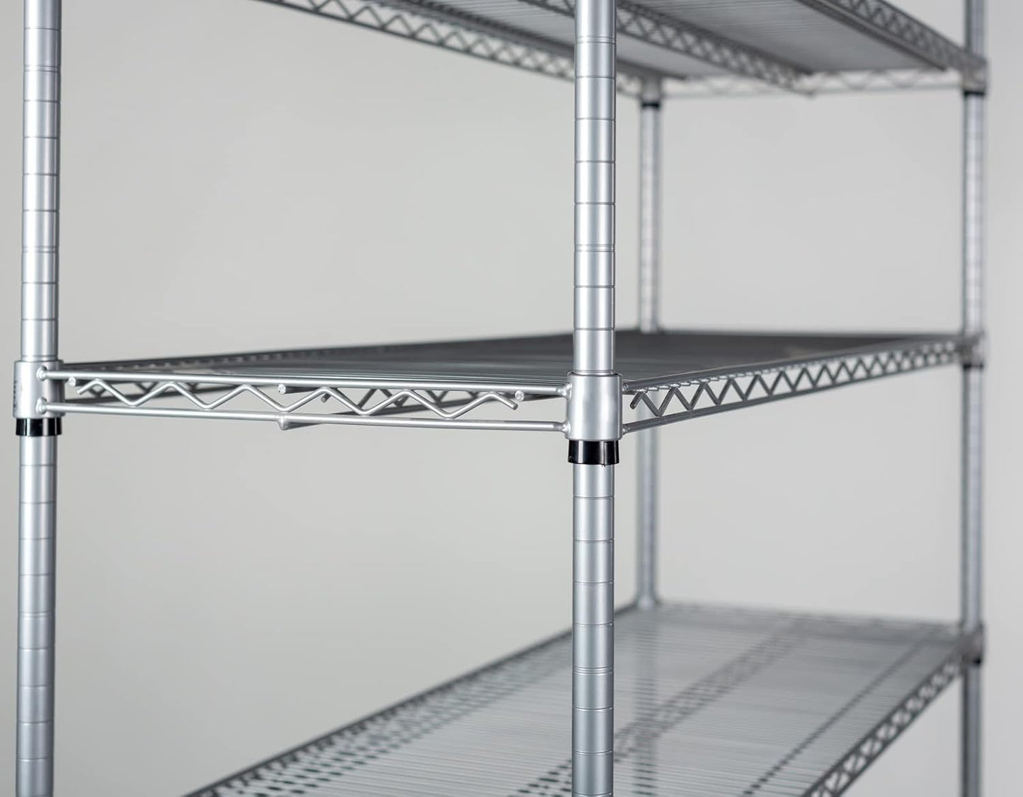 Omega 14" Deep x 54" Wide x 80" High 3 Tier Gray Starter Shelving Unit