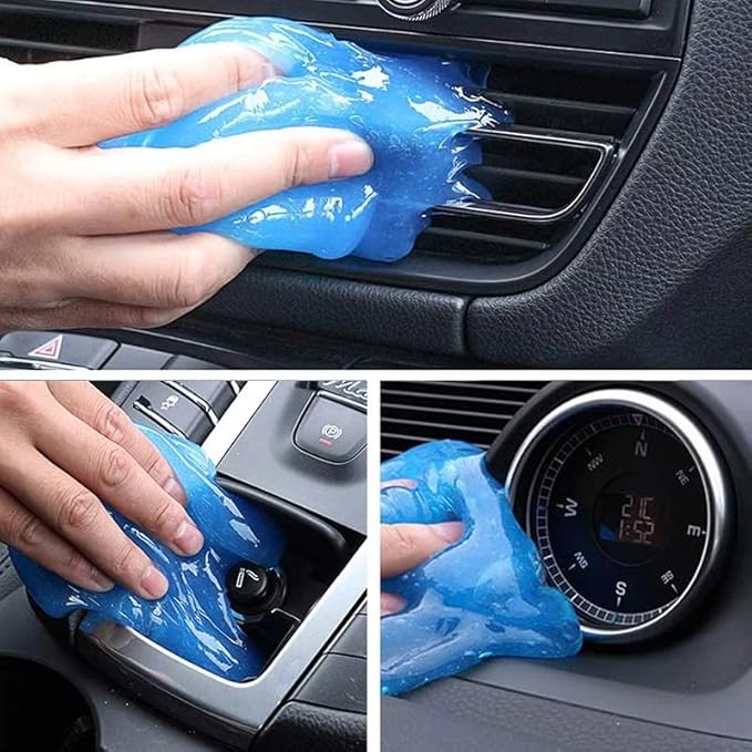 Car Cleaning Gel Compatible with Ford Explorer V, 200g Detailing Putty for Auto Vents, Dashboard, Cup Holders - Reusable Multifunctional Dust Remover,200g*2