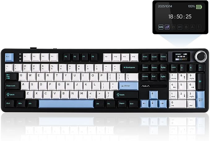EPOMAKER X Aula F108 PRO Wireless Gaming Keyboard