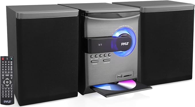 Pyle Home Stereo Shelf System - 30W Wireless BT Streaming
