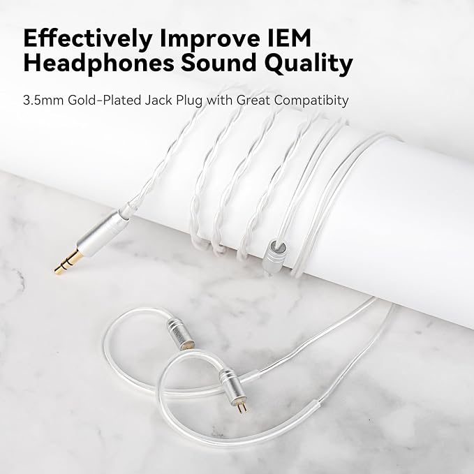 STA-K In Ear Monitor, EarAcoustic Audio HiFi Stereo Wired Earbuds, Hybrid Dual