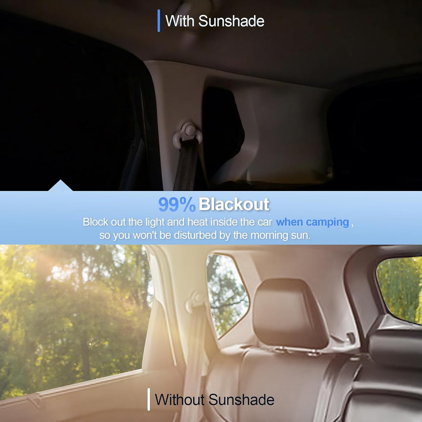 8pcs Car Window Shades for 11th Gen Honda Civic (NOT Hatchback) 2022-2025 Accessories,Windshield Side Rear Full Sunshade,Sun Visor UV Blocking, Privacy Protection and Blackout for Camping Outdoor