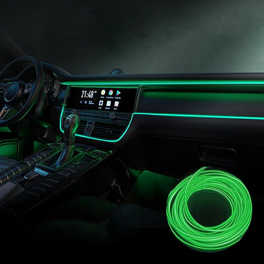 Car Interior Lights for BMW 3 Series Serie M3 E90 E91 E92 E93 F30 F31 F34 F35 F80 G20 G21 LED Car Interior Atmosphere Lamp Car Ambient Lighting Kits,Green