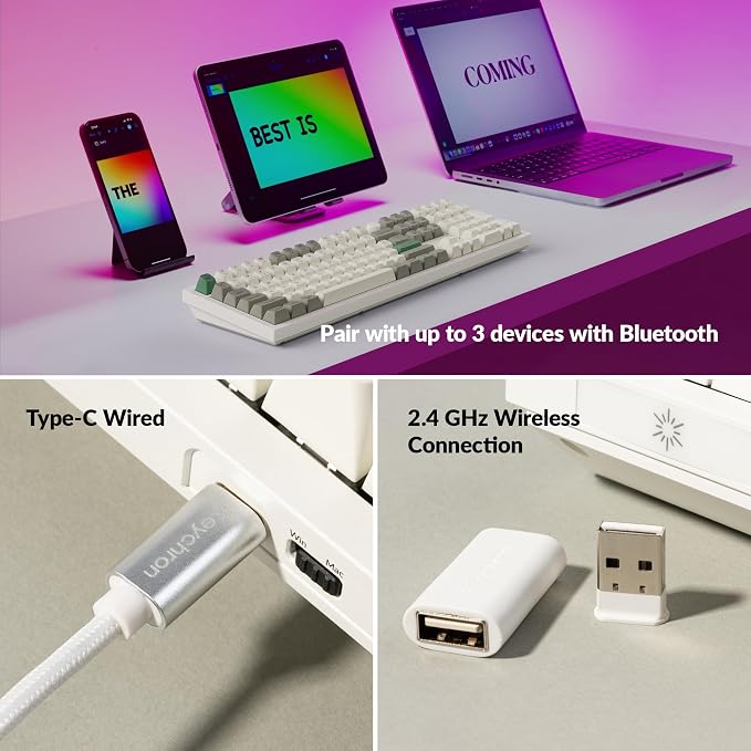 Keychron Q6 Max QMK/VIA Bluetooth Wireless /2.4 GHz/USB-C Wired Custom