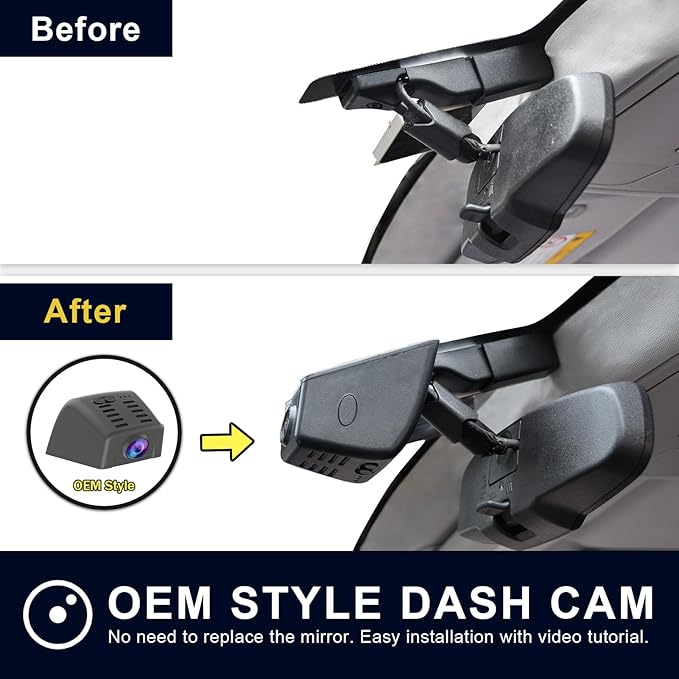 Mangoal Front 4K & Rear 1080P Dash Cam Custom fit for Subaru Ascent 2019 2020 2021 2022 (Model A),Limited Onyx Edition Premium Touring etc, Integrated OEM Look, UHD 2160P Video, App & WiFi, 128GB Card