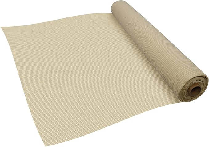 TANG Sun Shade Fabric Roll 8'x147' Shade Cloth for Garden Beige HDPE Mesh Shading Pergola Cover Replacement Canopy, 95% Blockage Sunshades for Outdoor Patio Backyard Plant