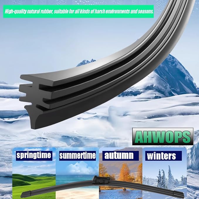 3 Wiper Front and Rear Wiper Blades for Subaru Impreza 2017-2023/Crosstrek 2018-2023, OE Original Style (26″/16″ Front/12″ Rear) For My Car