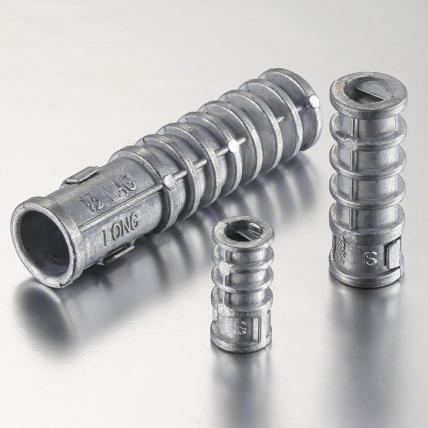 Wensilon(30pcs) 5/8 * 3 Lag Shield Anchor Long Zinc Alloy Bolts Concrete Anchors, Zinc Alloy Masonry Anchors Hole