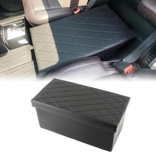 Seat Aisle Storage Box Compatible with Ford Explorer 6-Passenger Models, Backseat Box Console Organizer for Children's Toys, Travel Dual Storage, for Ford Explorer ST XLT Accessories 2020-2025