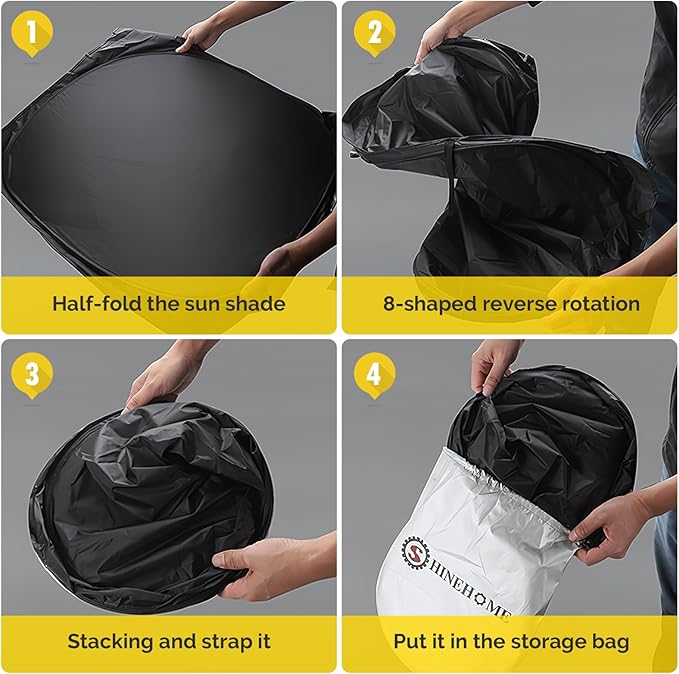 Car Windshield Sun Shade Compatible with 2019 2020 2021 2022 2023 2024 2025 2026 Subaru Forester Accessories Sunshade Custom for Forester Crossover, Base, Premium, Sport, Limited Foldable Sun Visor