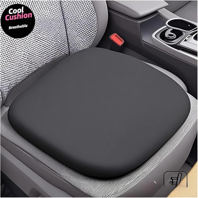 Memory Foam Car Seat Cushions with Lumbar Support - Cool and Breathable Comfort for Car and Office Use(4,35x35cm)