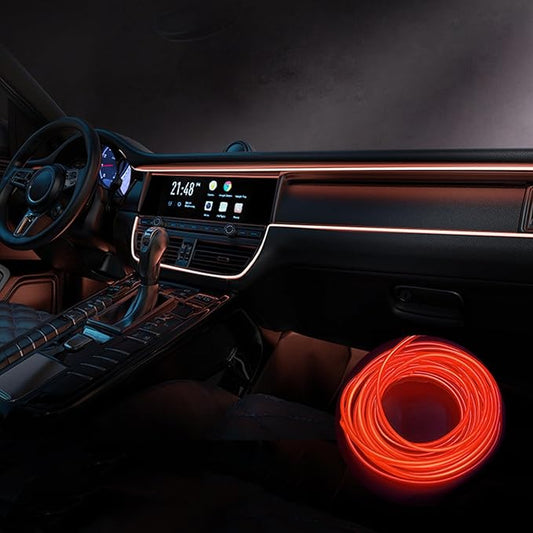 Car Interior Lights for BMW 3 Series Serie M3 E90 E91 E92 E93 F30 F31 F34 F35 F80 G20 G21 LED Car Interior Atmosphere Lamp Car Ambient Lighting Kits,Red