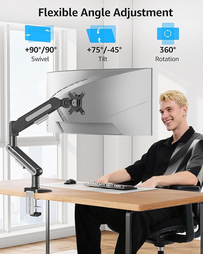 MOUNTUP Single Monitor Desk Mount