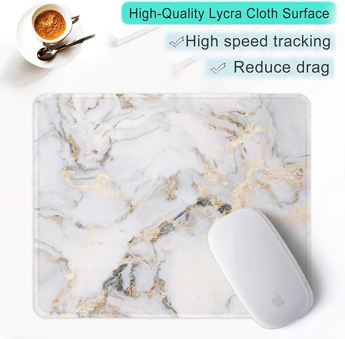 ITNRSIIET Mouse Pad with Stitched Edge Premium Textured Smooth Precise