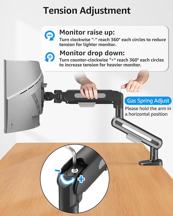 MOUNTUP Single Monitor Desk Mount