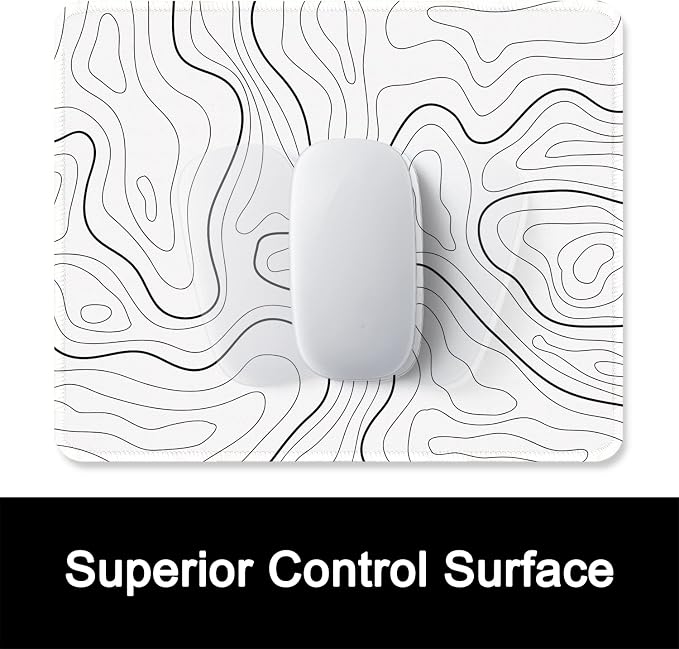 ITNRSIIET Mouse Pad with Stitched Edge Premium Textured Smooth Precise