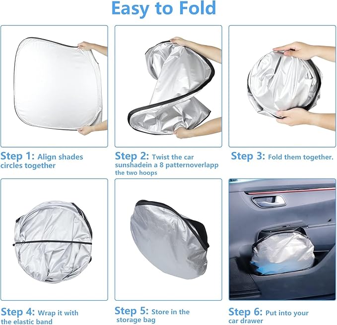 Windshield Sunshade for Kia Sportage 2023 2024 2025 2026 Custom Fit Front Window Sun Shade Cover for Sportage Foldable Sun Visor Keep Cool Block UV Heat Car Accessories
