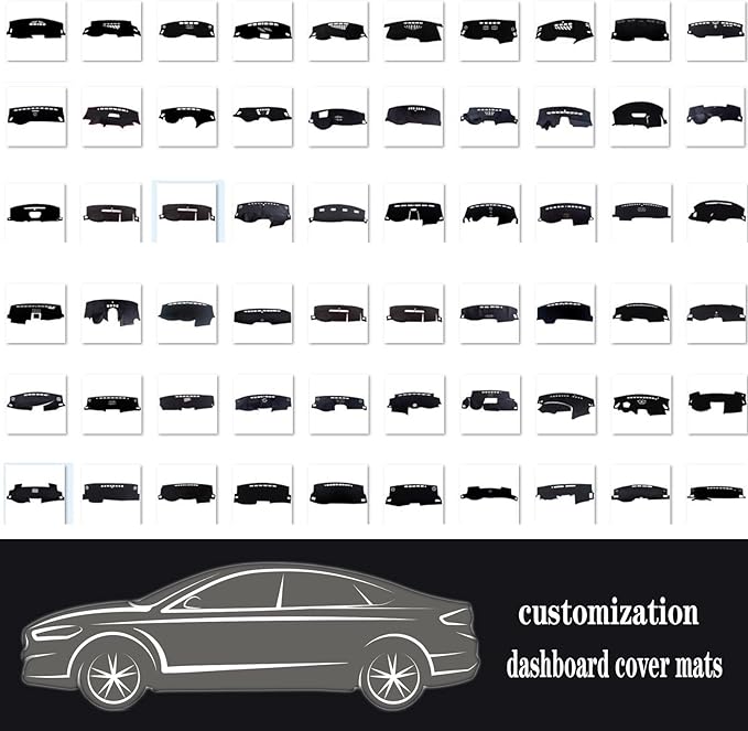 for Buick Lacrosse 2017-2022 Dashboard Cover,Dash Board mat,Car dashmat Dashboard Covers,Interior Dash Board Cover mat,Blue
