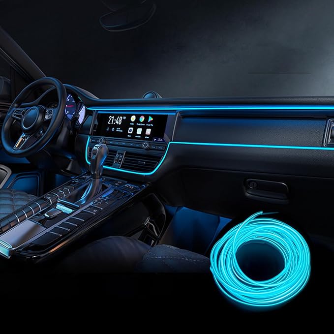 Car Interior Lights for Mercedes Benz AMG E-Class Clase W211 W212 W213 E200 E200d E220d LED Car Interior Atmosphere Lamp Car Ambient Lighting Kits,Ice Blue