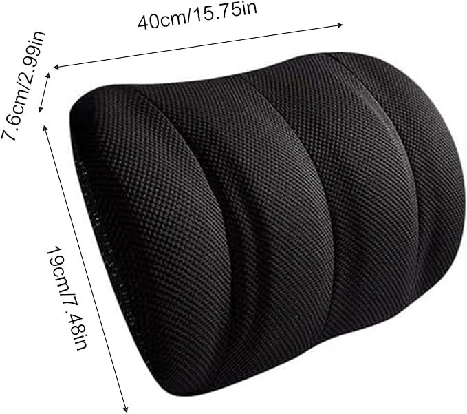 1 Piece Automotive Seat Lumbar Support Pillow for Chevrolet Silverado 2019-2026, Driving Lower Back Cushion Ergonomic Orthopedic Posture Rest