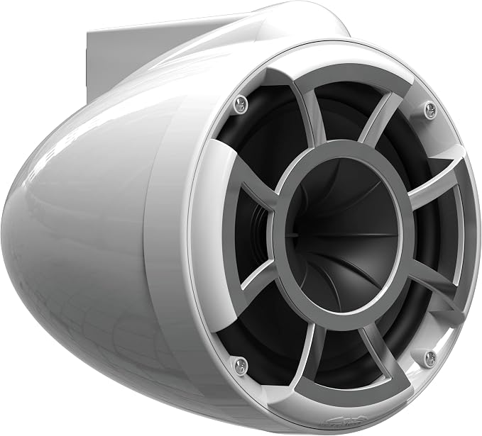 wet sounds Rev 8 White V2 Revolution Series 8" White Tower Speakers w/Swivel