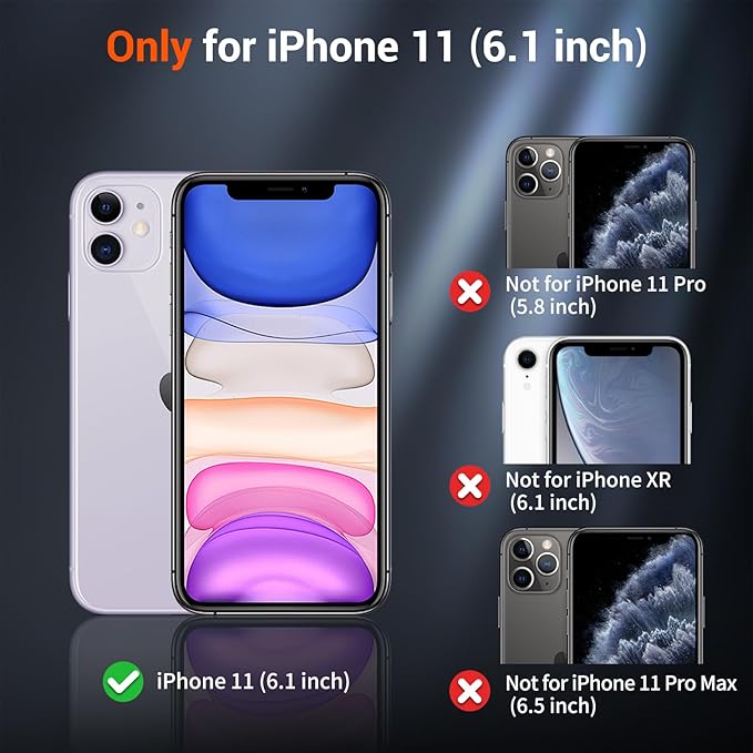 SUPFINE Magnetic for iPhone 11 Phone Case(Compatible with MagSafe)(Military Grade Drop Protection) Slim Translucent Matte Shockproof with Anti-Fingerprint Phone Case,Brown