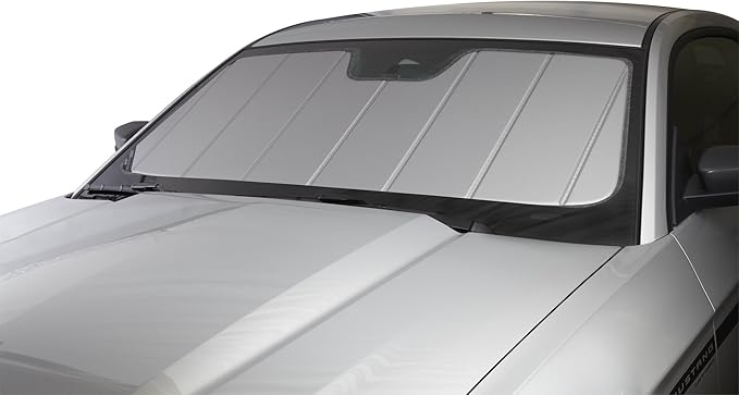 Covercraft UVS100 Custom Sunscreen | Fits 2008-2013 Infiniti G37 & 2014-2015 Q60 Convertible/Coupe | Silver