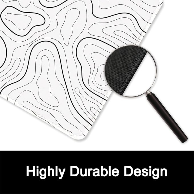 ITNRSIIET Mouse Pad with Stitched Edge Premium Textured Smooth Precise