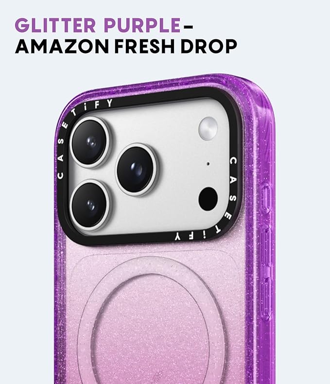 CASETiFY Impact iPhone 17 Pro Max Case [Slim/Compatible with Magsafe / 8.2 ft. 4X Military Grade Drop Protection] - Sea Shells - Clear Black