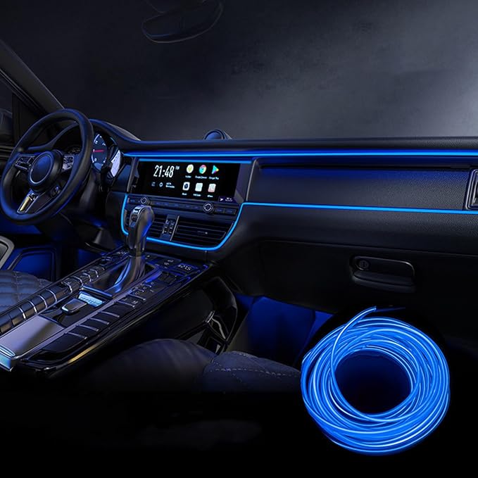 Car Interior Lights for BMW X3 E83 F25 F97 G01 G45 G48 20i 20d 30i 30d 30e M40i M40d X3M iX3 LED Car Interior Atmosphere Lamp Car Ambient Lighting Kits,Blue
