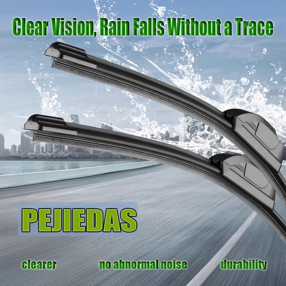 OEM Quality Front Wiper Blades, Replacement for 2009-2018 Toyota Corolla,2013-2021 Toyota RAV4,2007-2018 Honda CR-V, OE Original Style (26 Inch + 16 Inch Front Wiper Blades)