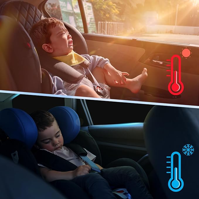 Car Window Shades for Ford Escape 2013-2019 Accessories - Full Set 8PCS Side Window Sunshades with Memory Frame & Blackout Fabric, Privacy UV Shield for Camping/Travel