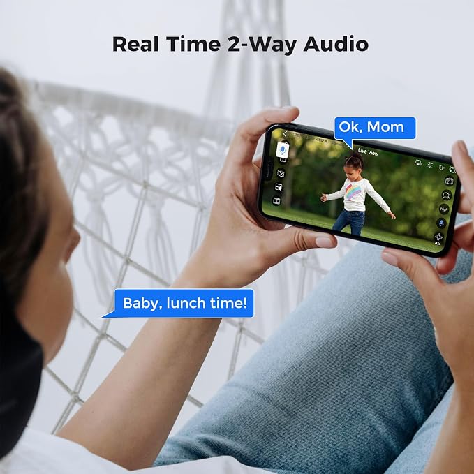 【12’’ Monitor + Human Tracking】Hiseeu 4K PoE Security Camera System, All-in-One