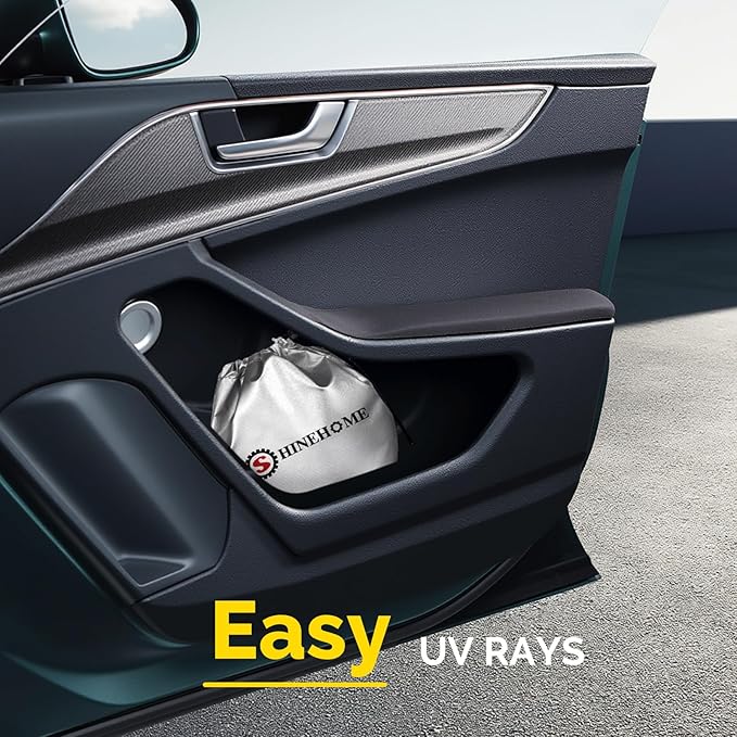 Car Windshield Sun Shade Compatible with 2018 2019 2020 2021 2022 2023 2024 2025 2026 Chevy Equinox Accessories Windshield Cover Foldable Front Window Sunshade Custom Sun Visor Blocks UV Rays
