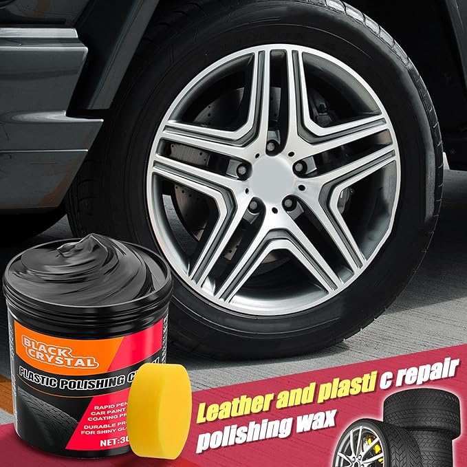 Trim Restorer Automotive, high-Performance, Modern, Portable, – Car Dashboard 300g Detailing, Supplies Cleaner Paste Coating, Long Lasting Metal Plating Parts | Multipurpose Outdoor Indoor Utility