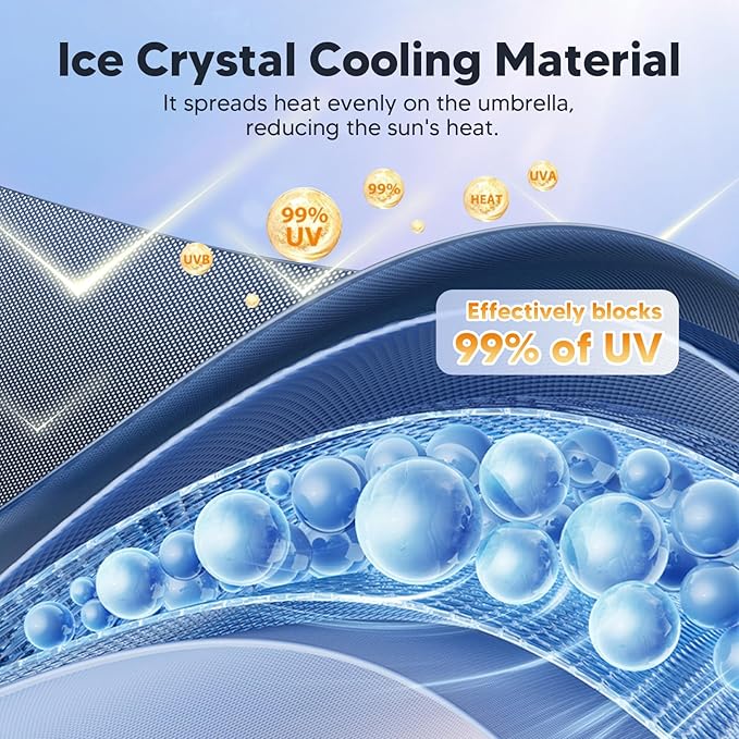 Autorder Windshield Sun Shade Umbrella for 2019-2025 Ford Ranger Accessories,Upgraded Ice Crystal Material,Easy Setup Umbrella Sunshade for Car Windshield,100% Sun Blocking