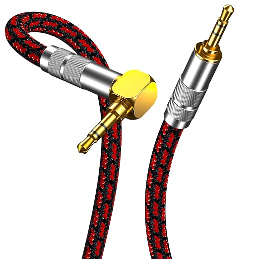 3.5mm Aux Cord, Audiophile Audio Auxiliary Cable 3.5 mm Male to Male Stereo