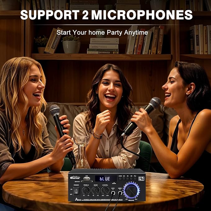AK45Pro Stereo Receivers Amplifier Home Audio