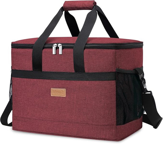Lifewit Cooler Bag 30/50/60 Cans Collapsible and Insulated Large Lunch Bag Leakproof Soft Cooler Portable Tote for Camping/BBQ/Family Outdoor Activities