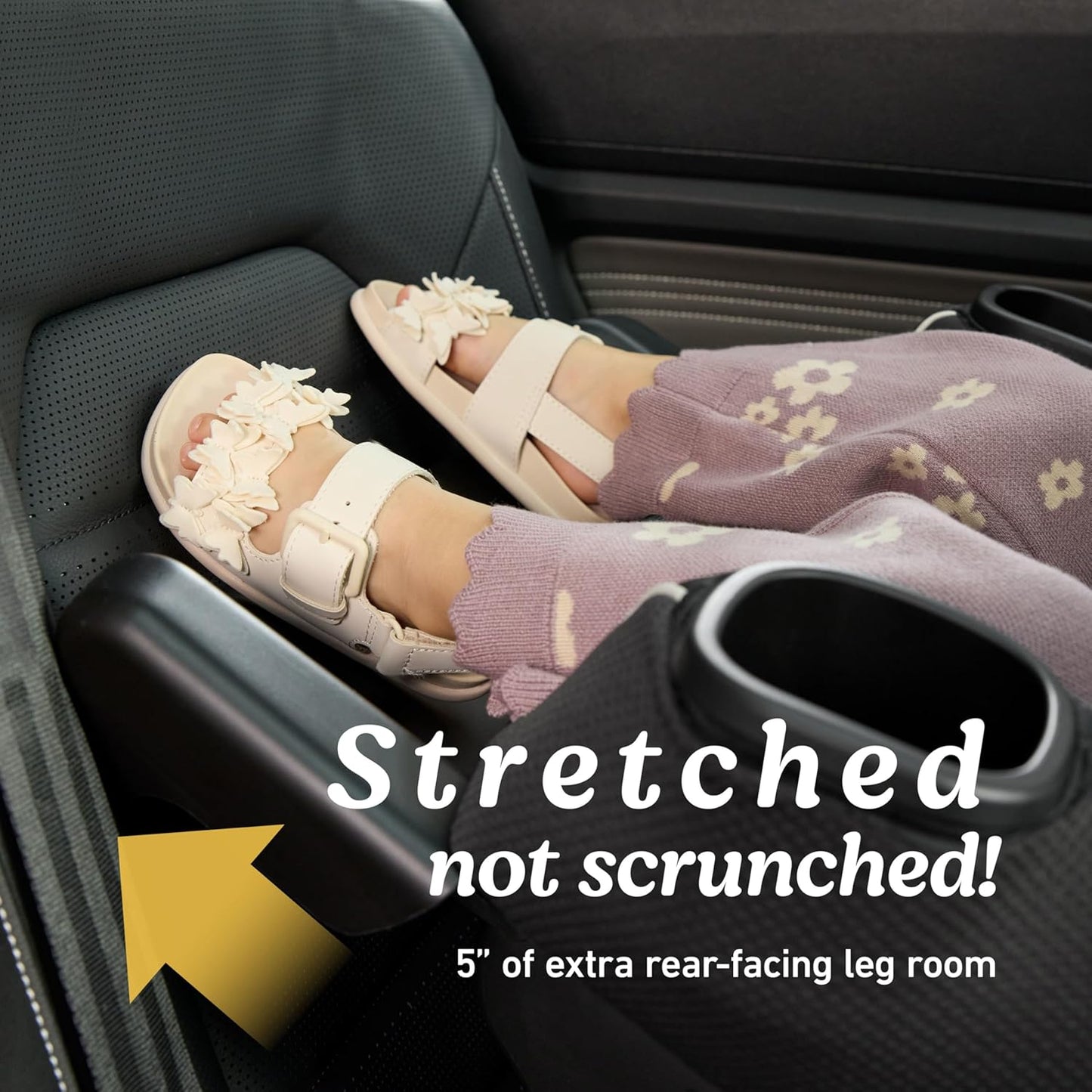 Graco Extend2Fit Convertible Baby Car Seat, Rear and Forward Facing, Adjustable Extension Panel for Extra Legroom, Spire