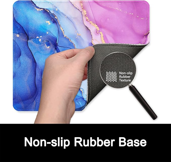 ITNRSIIET Mouse Pad with Stitched Edge Premium Textured Smooth Precise