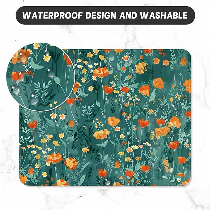 ITNRSIIET Mouse Pad with Stitched Edge Premium Textured Smooth Precise