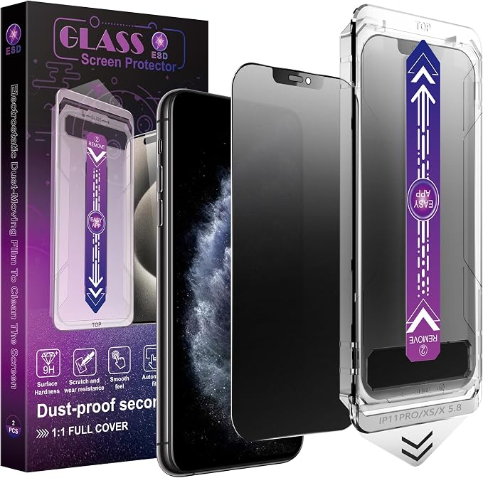 2 Pack Matte Privacy Screen Protector