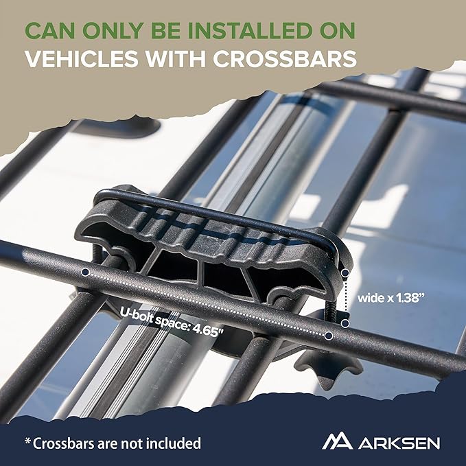 ARKSEN 64"x23"x6" Roof Rack Skinny Cargo Carrier with Basket & Net, Heavy Duty Weather Resistant Top Mount Cargo Rack, Luggage & Camping Gear Storage for Car, Truck or SUV Transport