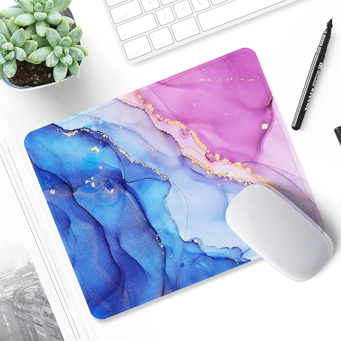 ITNRSIIET Mouse Pad with Stitched Edge Premium Textured Smooth Precise