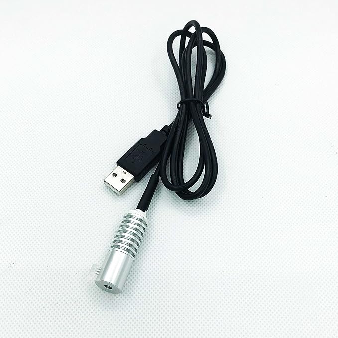 Side Glow Fiber Optic USB Light Source Illuminator Fiber lamp Light Source Guide Fiber LED Light Source 5V Fiber Small Light Source(Automatic Color Change, 6mm)