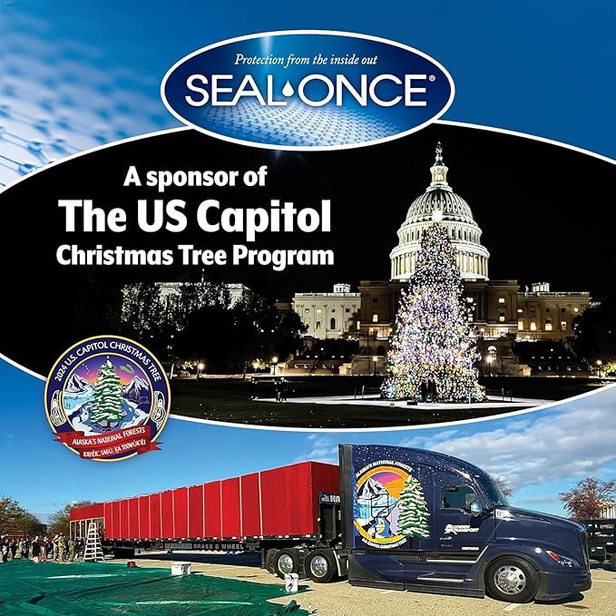 Seal-Once Nano+Poly Penetrating Wood Sealer with Polyurethane - Premium Waterproof Sealant -2 Gallon & Light Brown